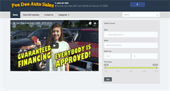 Desktop Screenshot of peedeeauto.com